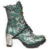 New Rock - M.TR001S7 Platform Boots - Silver coloured/Green Product image